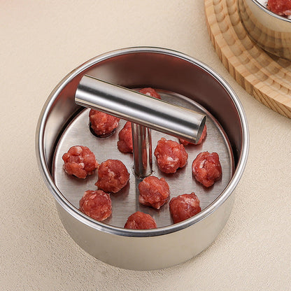 ✈️Last Day 50% OFF  | ✨🔥Stainless Steel Meatball Maker – Shape 6 or 12 at Once
