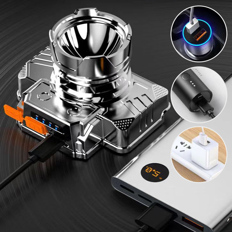 🔦🏕️Smart Motion Sensor LED Headlamp: Rechargeable Waterproof Hands-Free Headlight for Fishing & Outdoor (Limited Stock)