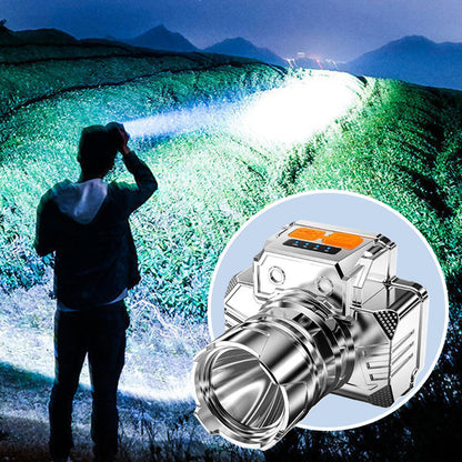 🔦🏕️Smart Motion Sensor LED Headlamp: Rechargeable Waterproof Hands-Free Headlight for Fishing & Outdoor (Limited Stock)