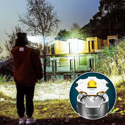 🔦🏕️Smart Motion Sensor LED Headlamp: Rechargeable Waterproof Hands-Free Headlight for Fishing & Outdoor (Limited Stock)