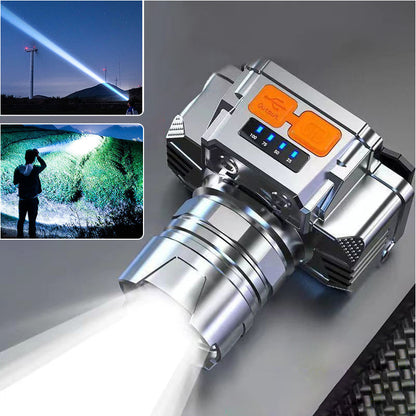 🔦🏕️Smart Motion Sensor LED Headlamp: Rechargeable Waterproof Hands-Free Headlight for Fishing & Outdoor (Limited Stock)