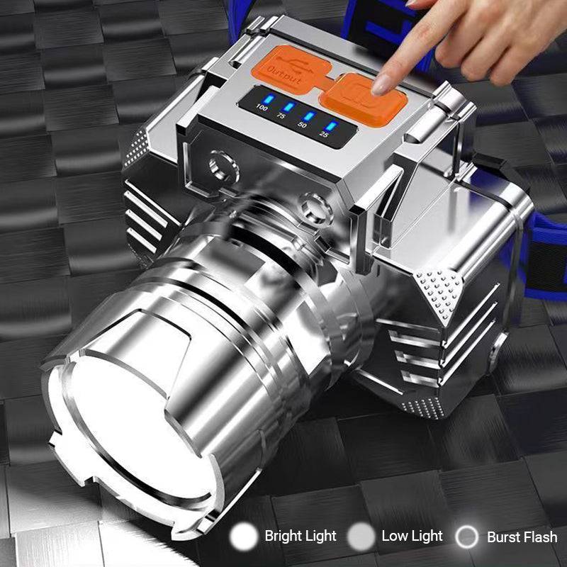 🔦🏕️Smart Motion Sensor LED Headlamp: Rechargeable Waterproof Hands-Free Headlight for Fishing & Outdoor (Limited Stock)