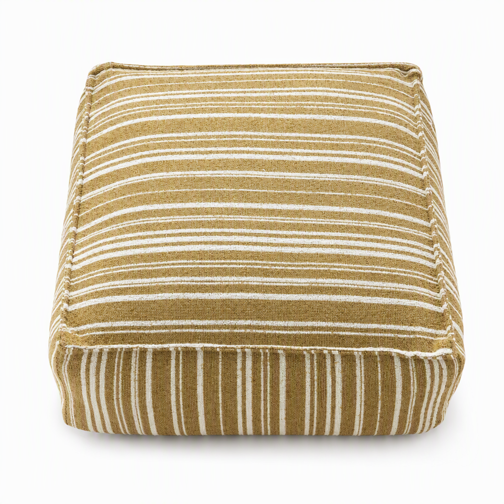 🛋️50% OFF NOW! Boho Storage Ottoman Pouf Cover – Empty Pouf Slipcover, Fill with Clothes & Blankets, Washable Fabric Foot Stool Cover Holds Up to 220lbs for Living Room