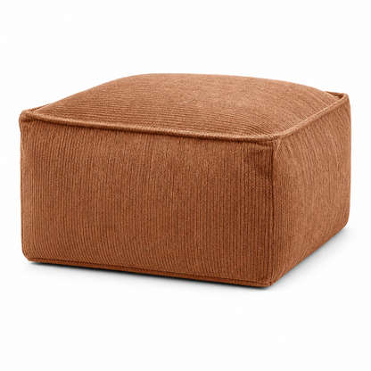 🛋️50% OFF NOW! Boho Storage Ottoman Pouf Cover – Empty Pouf Slipcover, Fill with Clothes & Blankets, Washable Fabric Foot Stool Cover Holds Up to 220lbs for Living Room