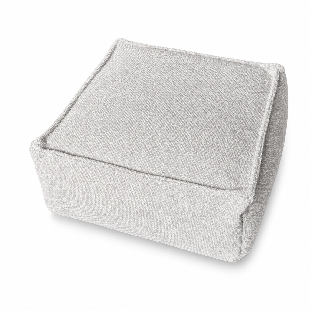 🛋️50% OFF NOW! Boho Storage Ottoman Pouf Cover – Empty Pouf Slipcover, Fill with Clothes & Blankets, Washable Fabric Foot Stool Cover Holds Up to 220lbs for Living Room