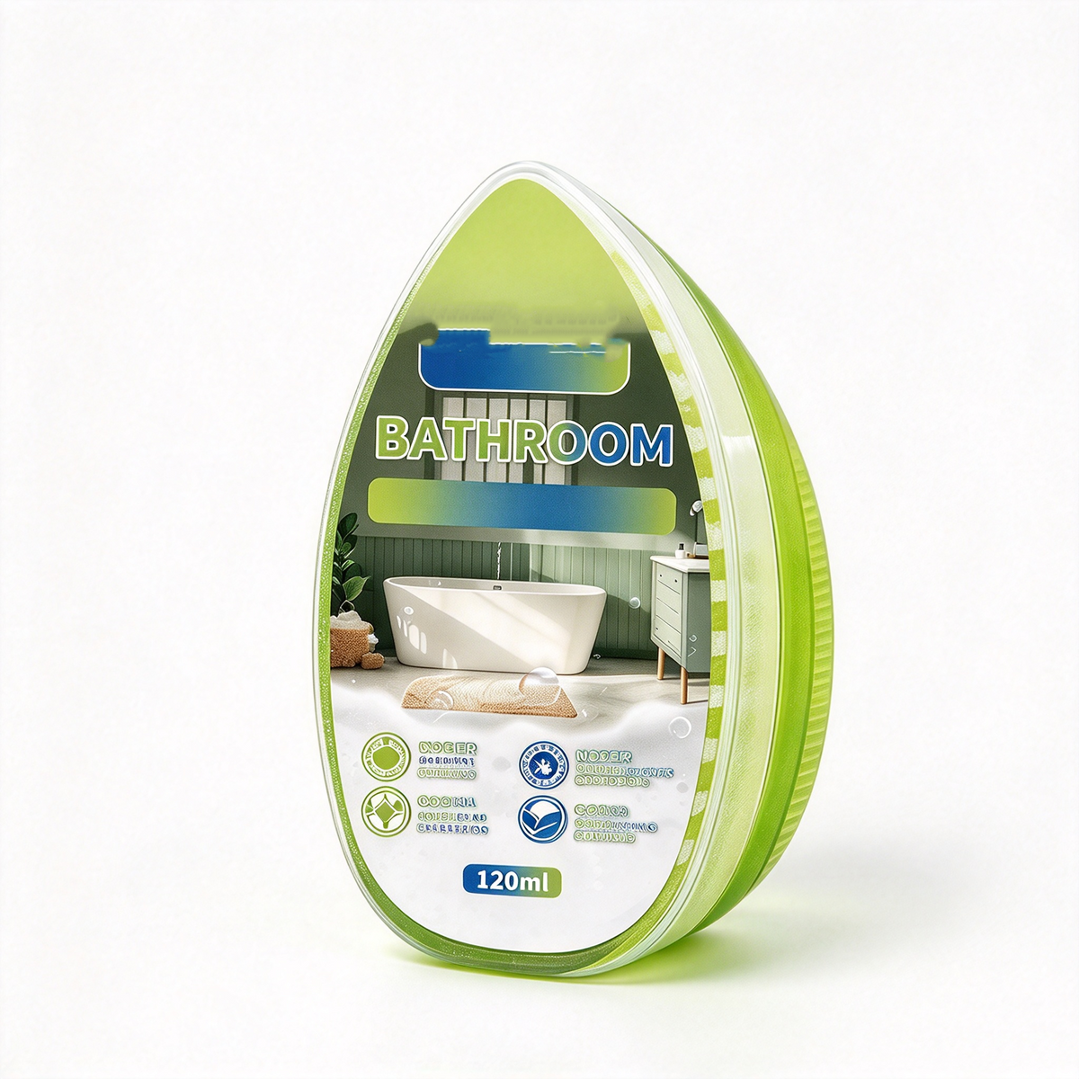 🧽 ScrubEase 2-in-1 Bathroom Cleaning Brush | Refillable Scrubber with Built-In Cleaner Dispenser