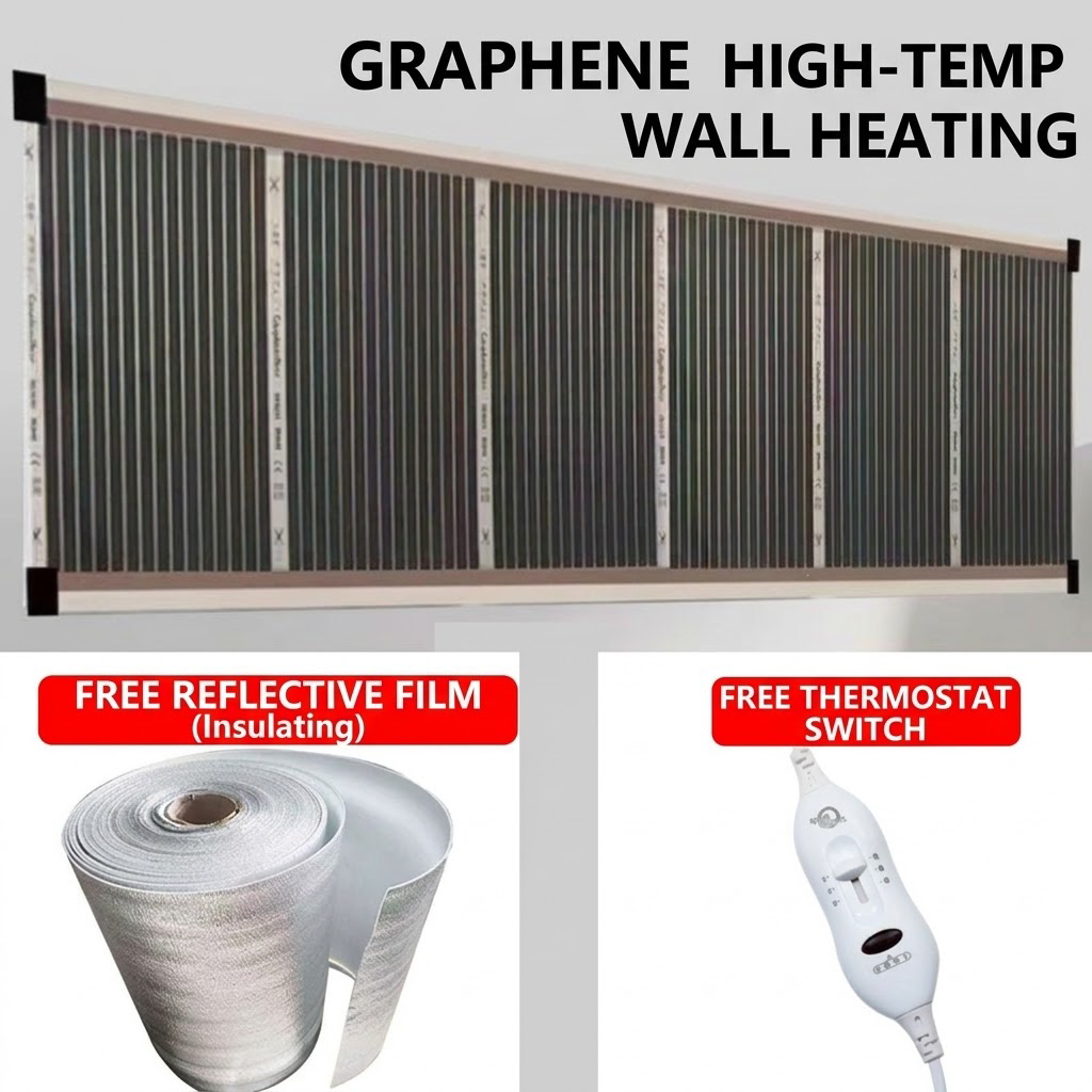 25x50cm 50W – Controller and reflective film included