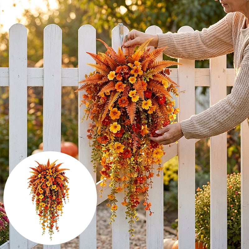 🔥On Sale Only Today 🍂 Artificial Fern for Autumn Outdoor Decor– Autumn Porch
